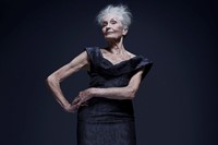 Daphne Selfe wears Vivienne Westwood, 2010