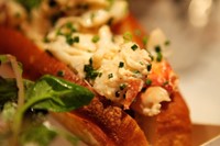 Lobster roll at Burger and Lobster