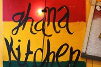 Ghana kitchen wall painting