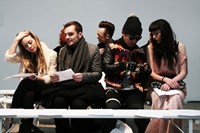 Audience at Gareth Pugh show, Photography by Alfredo Piola
