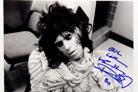 Signed Keith Richards picture