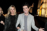 Kate Moss and Nick Grimshaw at the Dazed 20th Anniversary Ex