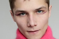 Gosha Rubchinskiy pink roll-neck chosen by Agata Belcen