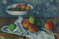 Paul Cezanne - Still Life with Fruit Dish 1879-80.