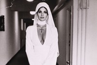 Raquel Welch as a nun, Los Angeles, 1971