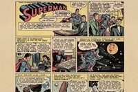 Out of This World. &quot;Superman&quot; Sunday newspaper strip; script