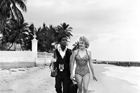 Sammy Davis Jr. and Maria Stinger, private home, Miami Beach