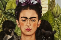 Frida Kahlo - Untitled Self-portrait with thorn ne