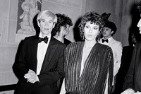 Andy Warhol and Raquel Welch, 1 December 1981