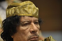 Muammar al-Gaddafi, at the 12th African Union Summit in Addi