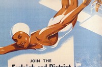 Lido poster for Farleigh and District Swimming Club