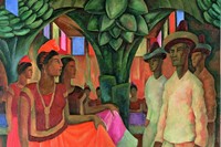 Diego Rivera Dance in Tehuantepec (Baile in Tehuantepec), 1