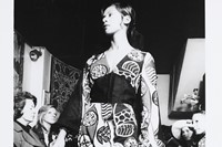 Chiffon dress shown in 1969. London, 1969