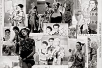 Collage of Antonio Lopez’s pictures by Karl Lagerfeld, signe