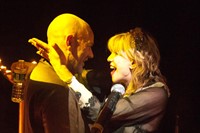 Michael Stipe and Courtney Love