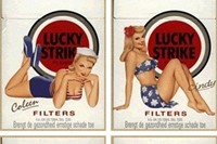 1970s Lucky Strike packaging
