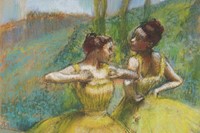 Edgar Degas, Dancers in Yellow Tutus, c. 1896