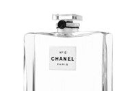 The iconic Chanel No. 5 perfume bottle