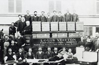 Vuitton family (Louis, Georges and Gaston-Louis) and employe
