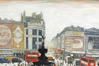 L. S. Lowry, Piccadilly Circus, London, 1960