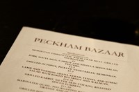 Peckham Bazaar menu