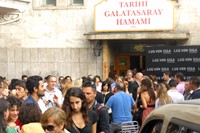 Outside Galatasaray Hamami