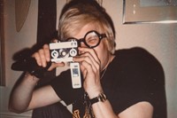 Andy-Warhol,-David-Hockney,-ca.-1972,-Polaroid,-10