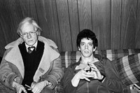 Andy Warhol and Lou Reed, 1977
