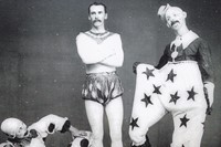 Hobart as a mime named Smutty in a two-man production of Hen