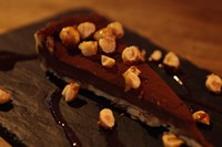 Chocolate tart at Black Pig