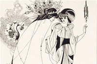 Aubrey Beardsley, &#39;The Peacock Skirt&#39;, 1894, Line 