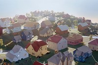 James Casebere , Landscape with Houses (Dutchess County, NY)