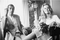 Jane Fonda and Roger Vadim at Their Wedding in Las Vegas (19