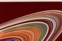 Segment of Saturn’s rings, Voyager 2, 1981