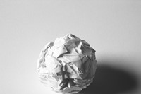 A sheet of paper crumpled into a ball by Martin Creed, 1995