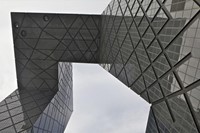 CCTV tower by OMA in Beijing, 2011