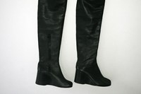 Thigh high Tabi wedge boots, 2001