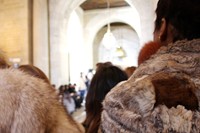 Women in Furs, Standing Room Only, Photography by Paul Wagen