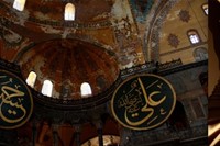 Hagia Sophia interior and details of dress by Dice Kayek