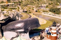 Monstro the Whale at the entrance to Storybookland, 1958