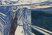 Edvard Munch, Girl on the Bridge, 1918