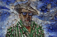 Julian Schnabel at Chateau La Coste