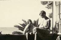 Paulette with her eldest son, Jean-Pierre, 1932