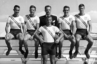 U.S. Olympic Rowing Team in London, 1948