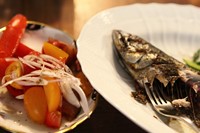 Hix&#39;s mackerel and tomato salad