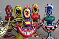 Hand-Painted Bongs by Kenny Scharf