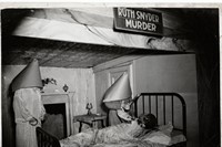 Weegee, [“Ruth Snyder Murder” wax display, Eden Mus&#233;e, Coney