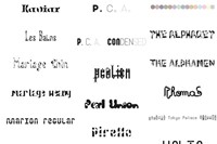 M/M (Paris) Typefaces, 1997-2001