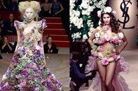 Flowers – Alexander McQueen S/S07 and Yves Saint Laurent cou