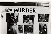 Weegee, [Installation view of “Weegee: Murder Is My Business